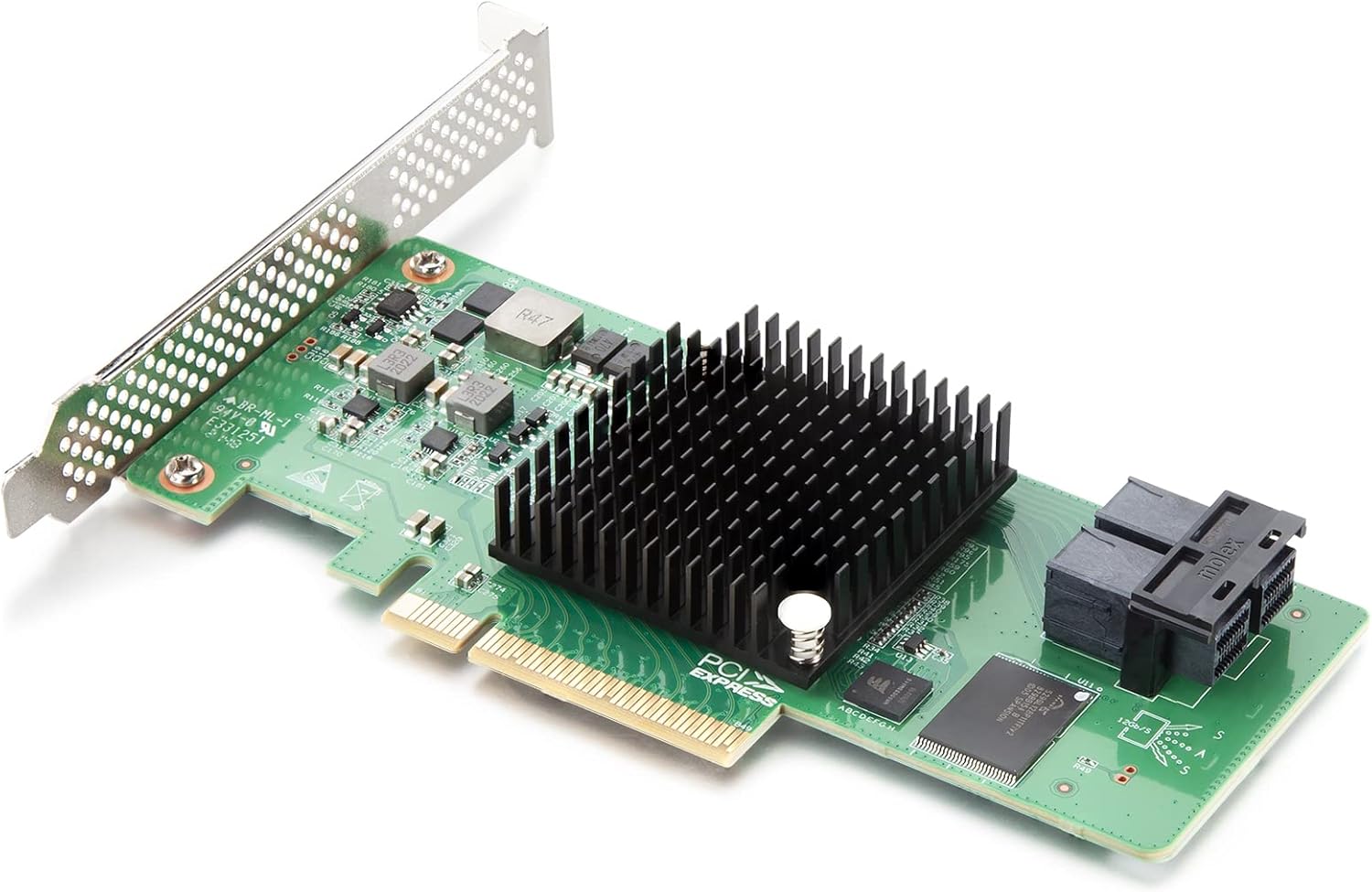 Internal PCI Express SAS/SATA HBA RAID Controller Card, 8-Port 6Gb/s Z82978