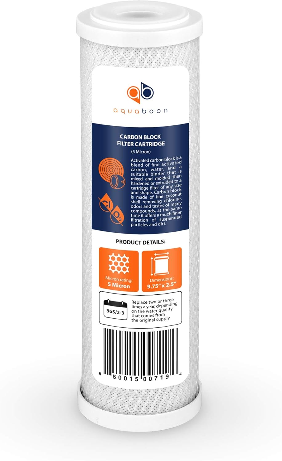Set of 20 5 Micron 10 inch Water Filter Cartridges T63882