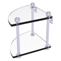 Clear Two-Tier Corner Shelf O284972