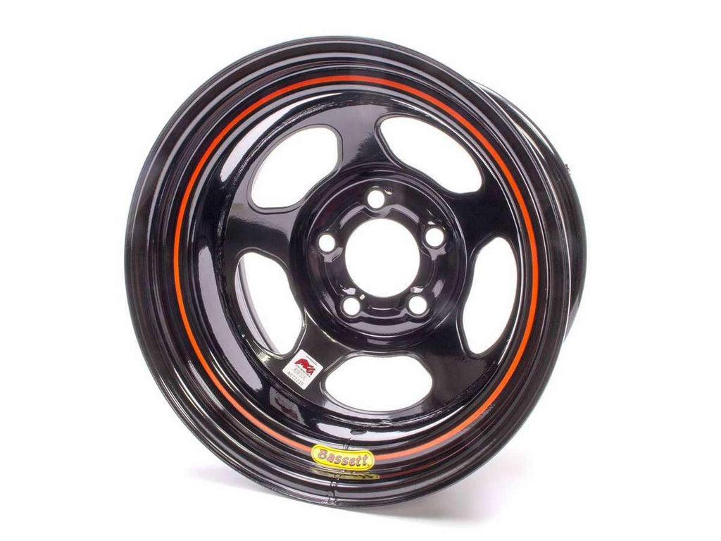 Inertia Wheel - 15 x 8 in. - 5 x 5 in. - Black - 3 in. Back Spacing - 19 lbs K338043