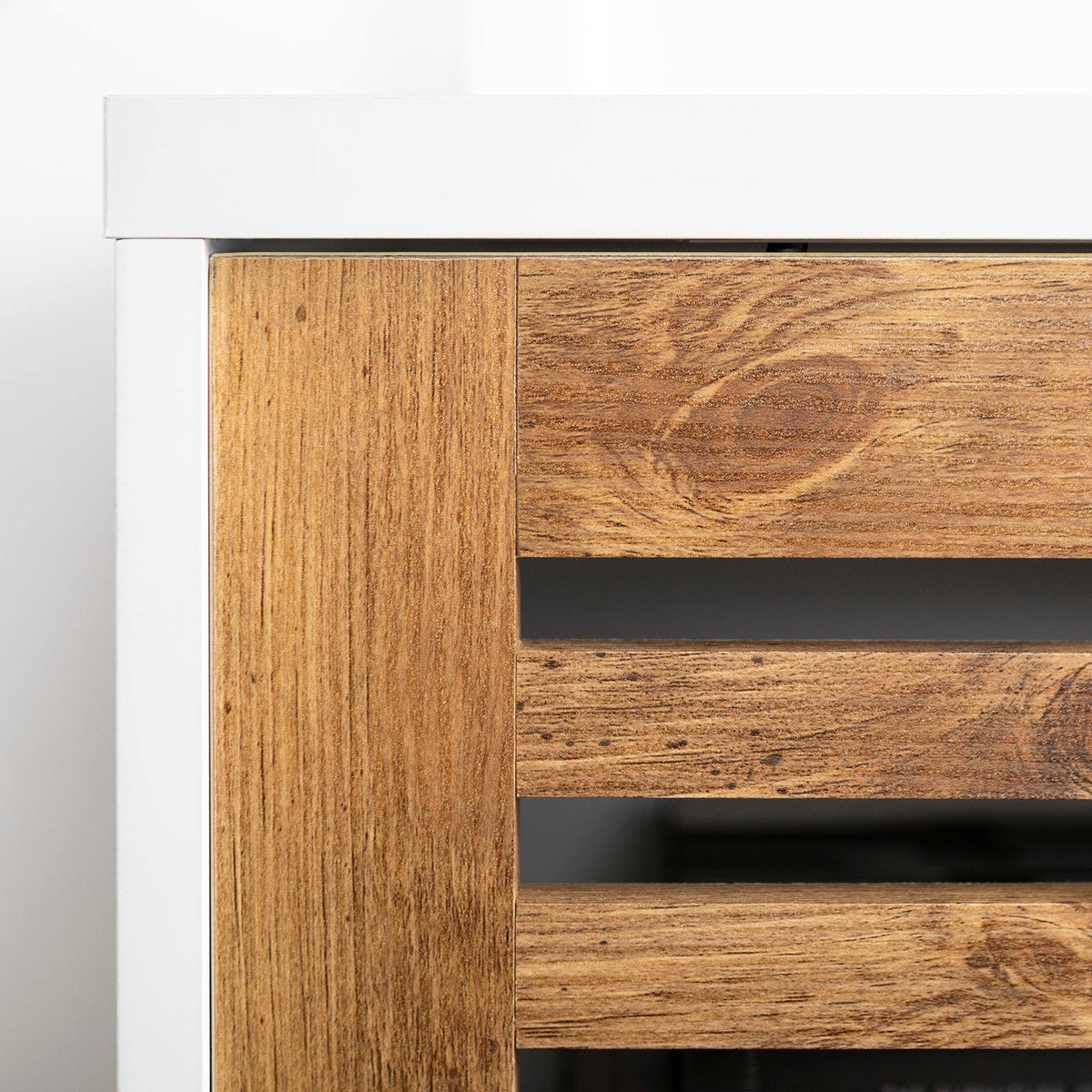 Sliding Door TV Console - Grey Wash R123231