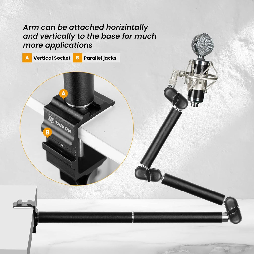 Heavy Duty Articulated Desk Camera Mount Stand U54480