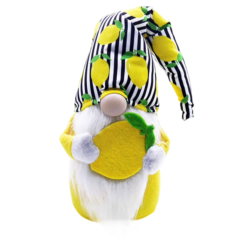Lemon Faceless Old Man Plush Gnome Doll Toy S873