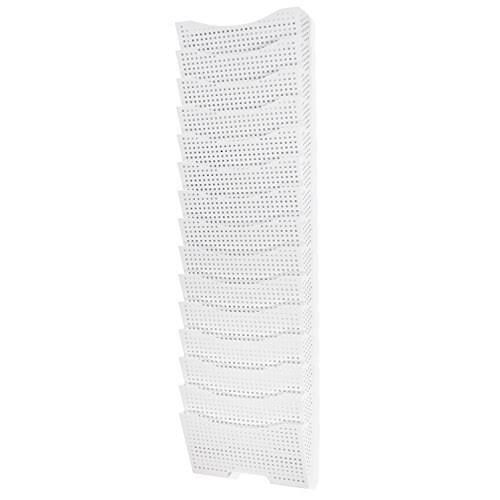 White Steel Wall File Holder Organizer Y94975