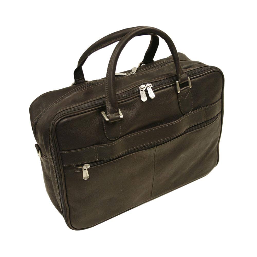 Saddle Leather Brief Overnighter L9206