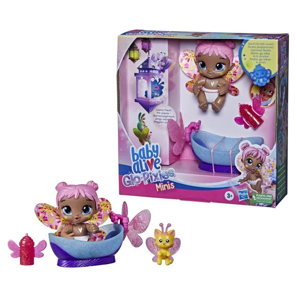 8-Inch Doll Pink Hair Blue Eyes W796877