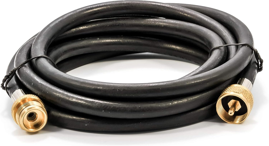 Camco Propane Brass 4 Port Tee with 5ft and 12ft Hoses F44236