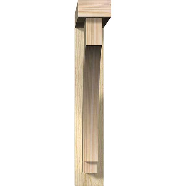 Rough Sawn Bracket with Offset Brace, Douglas Fir N88421