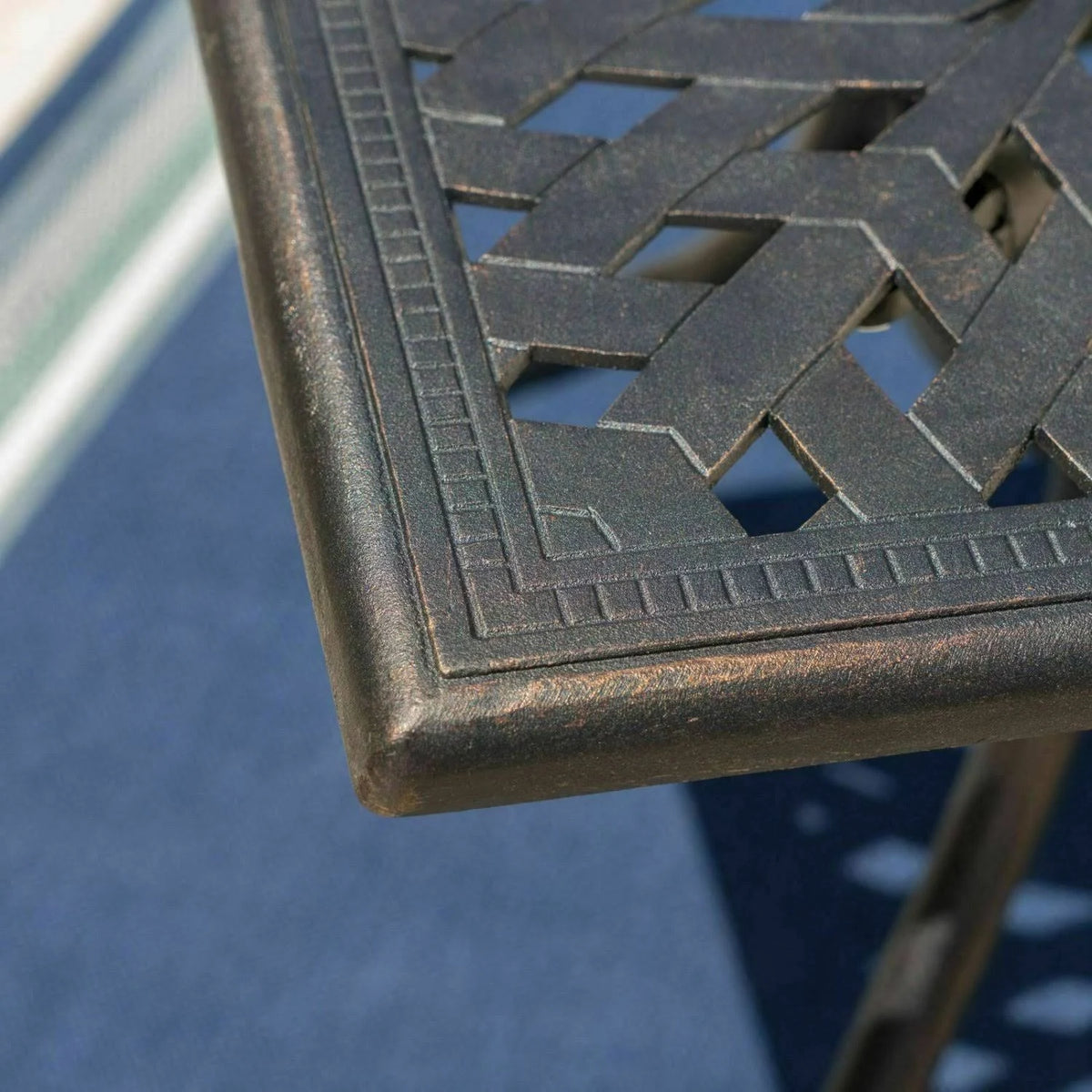 Cast Aluminum Rectangular Dining Table M2945