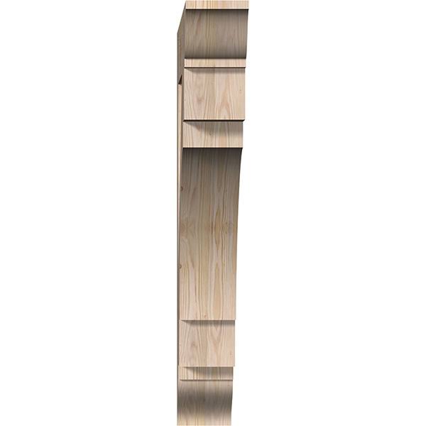 Douglas Fir Traditional Smooth Bracket L1518