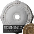 27 1/2x22OD x 3 7/8x22ID x 2 1/4x22P Rubbed Bronze Ceiling Medallion E318278