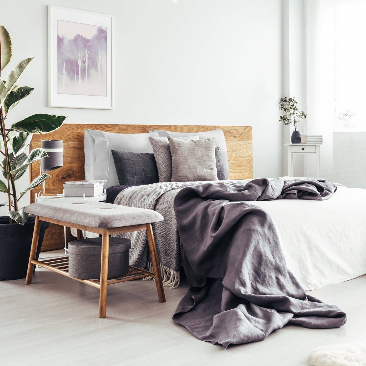 Split Cal King Tencel Sheet Set B7043