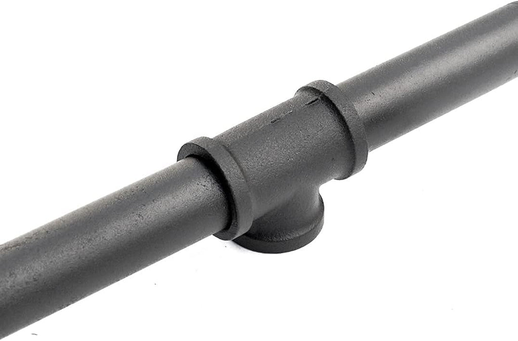 Black Industrial Wall Mount Pipe Handrail U264