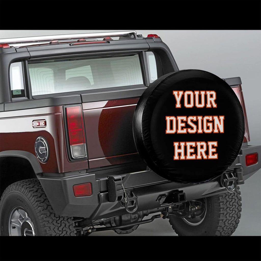 Custom Spare Tire Cover Universal fits for Trailer Camper RV 15 Inch Pack of 2 U1986