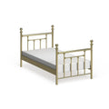 Classic Brass Metal Head and Footboard Bed H527