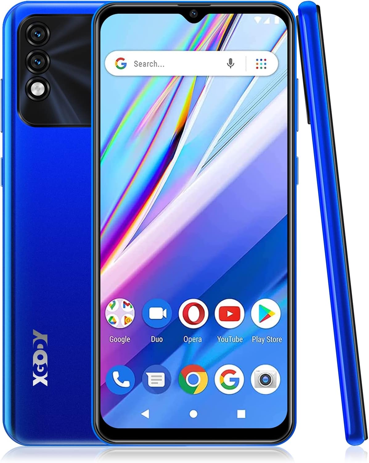 Unlocked 6.5 Inch 4G Dual SIM Smartphone (Blue) W5155