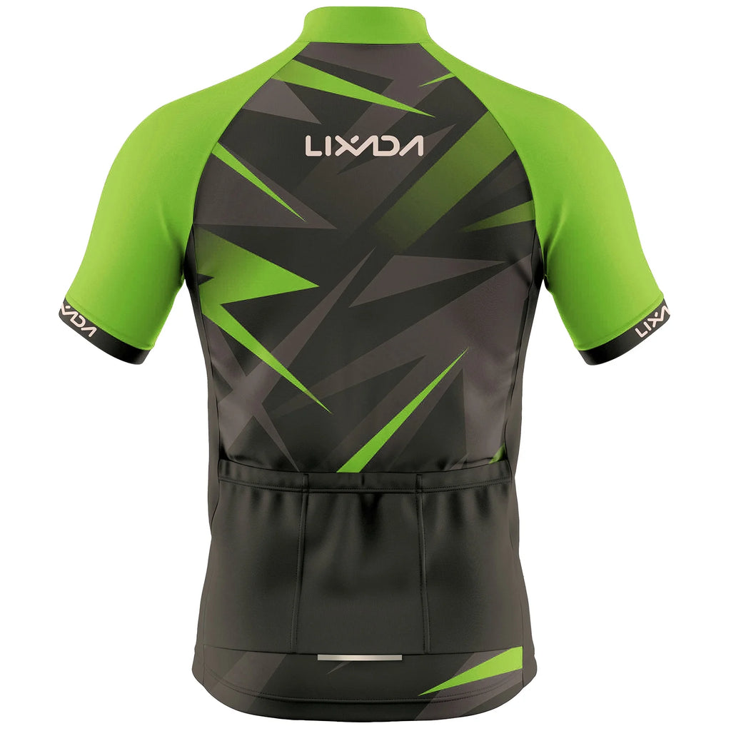 Men Cycling Jersey Short Sleeve Bike Shirt Padded Shorts MTB Clothing Suit X857394