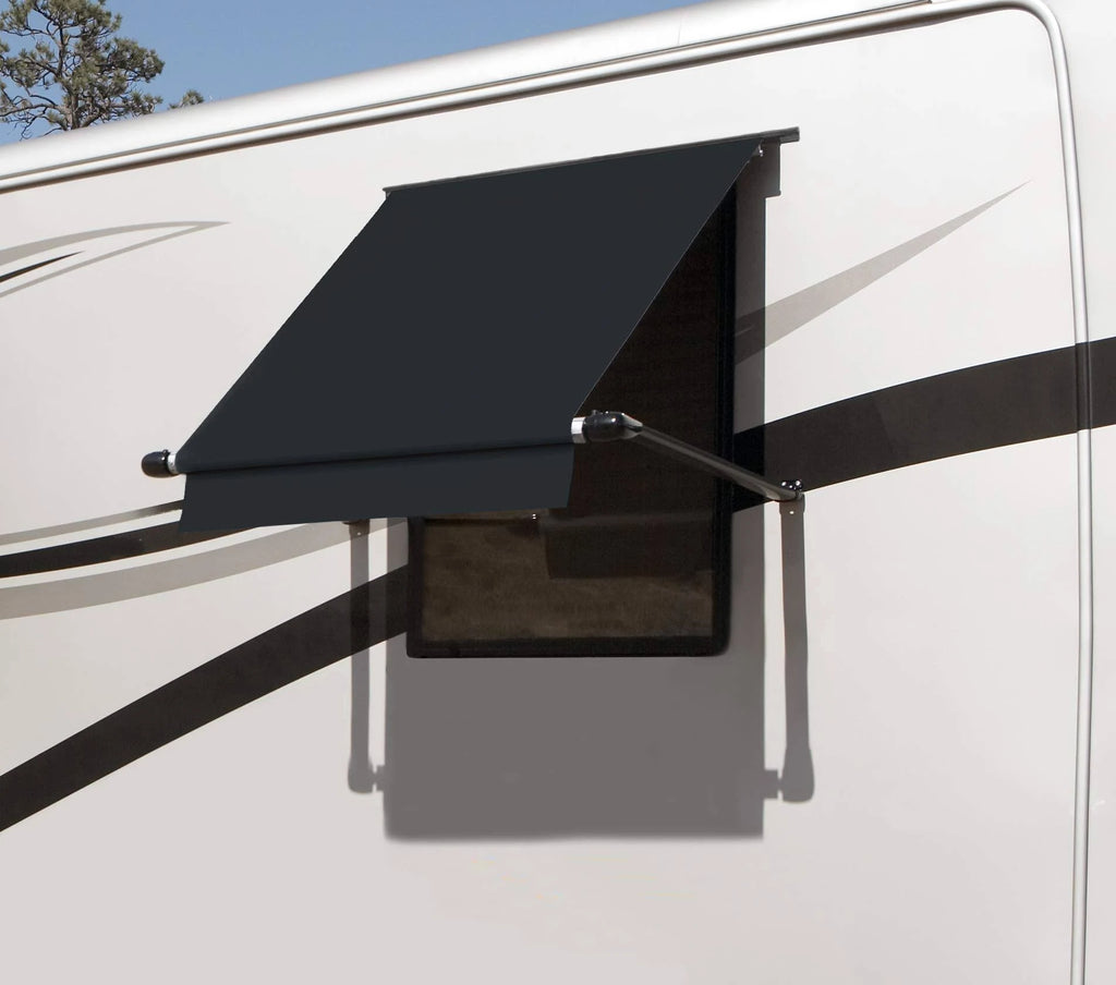 Black RV Window Awning E778