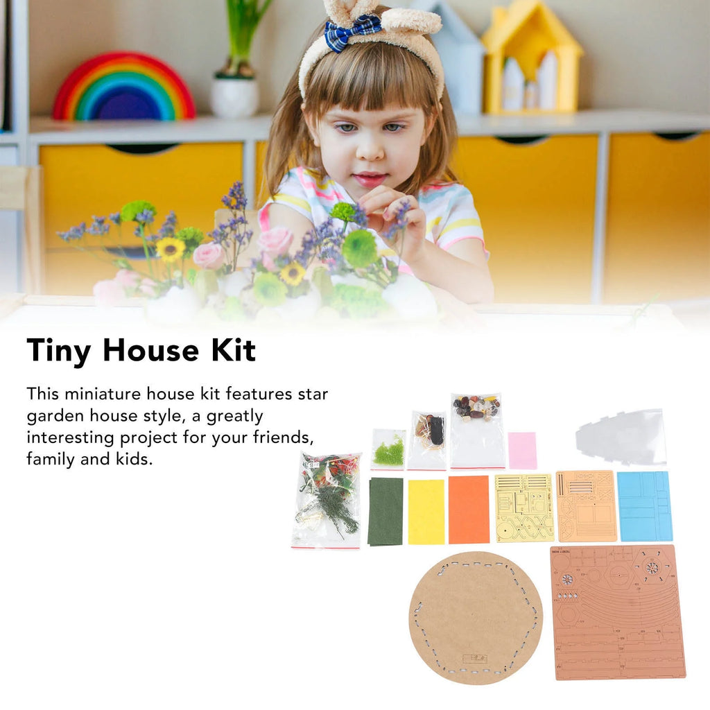 Miniature House Kit 1:24 Wood Dollhouse Kit K3763