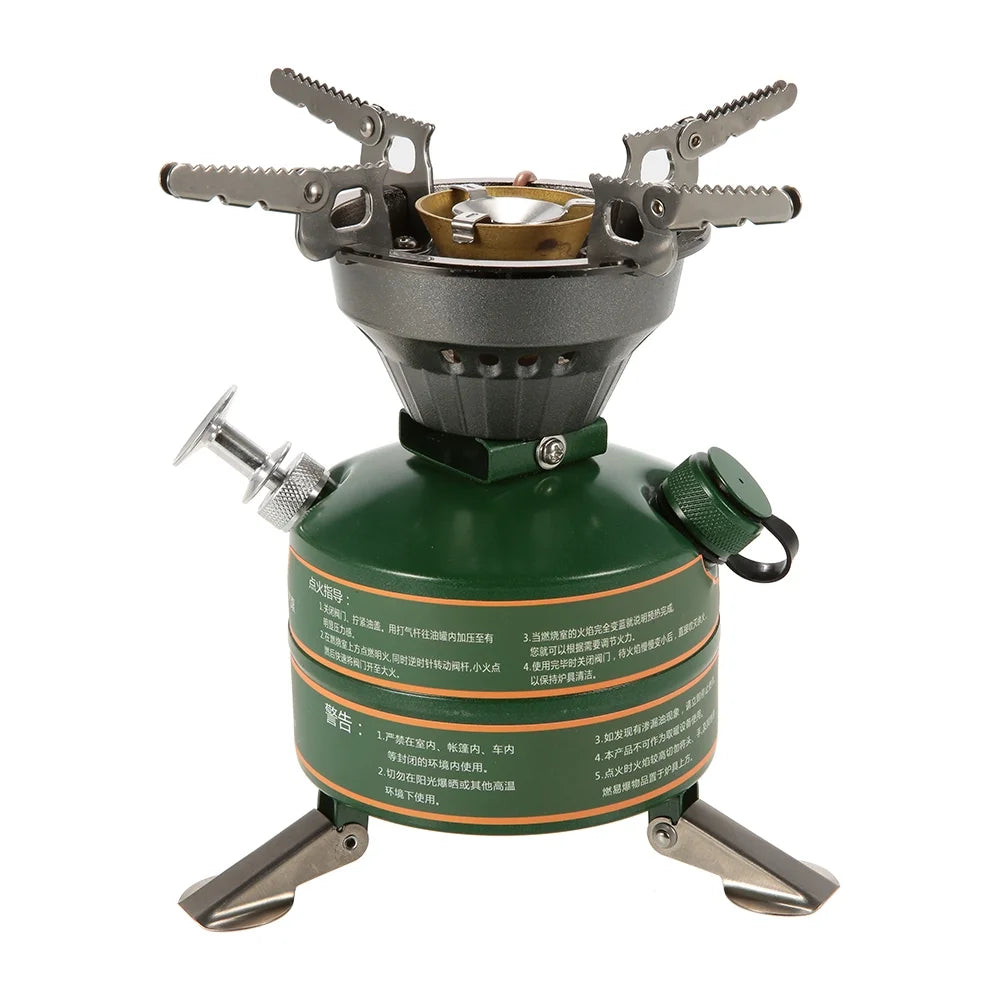 Portable Gasoline-burning Camping Furnace Cooker U853339