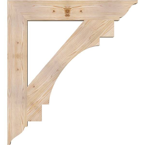 Douglas Fir Traditional Smooth Bracket L1518