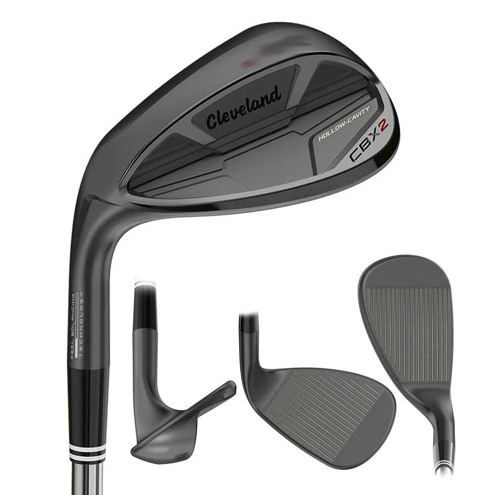 Black Satin Wedge Steel Shaft B27724