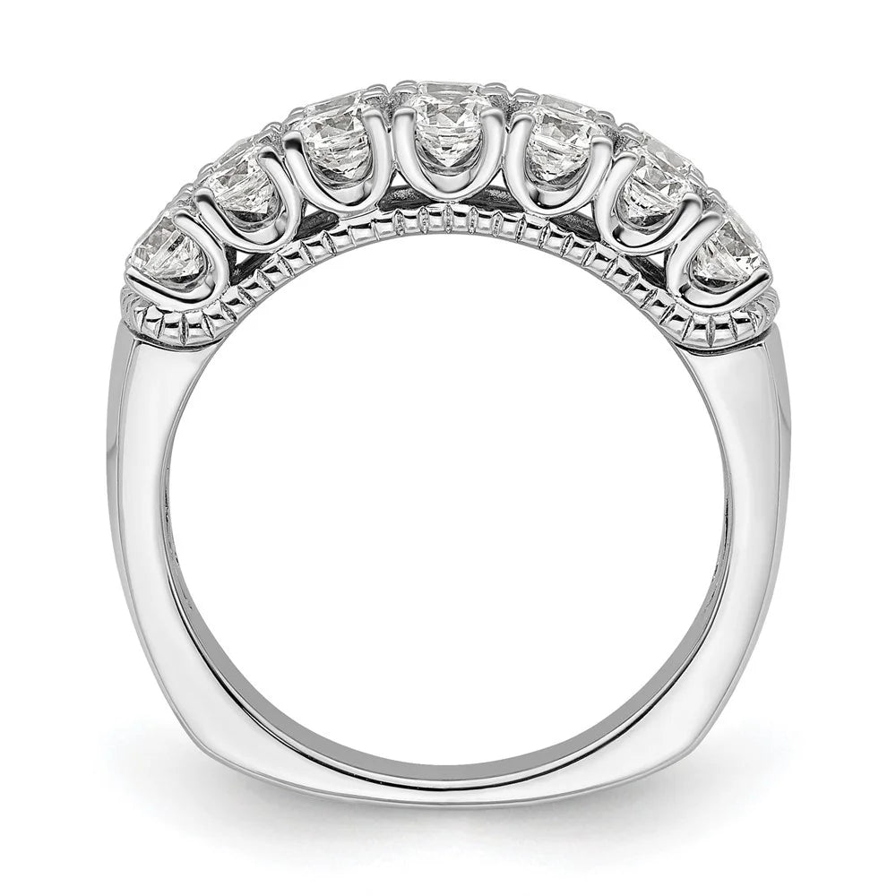 14k White Gold Lab Grown Diamond Band M38812