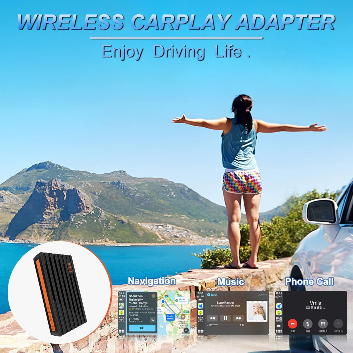 Wireless CarPlay Adapter Pack of 2 E6301