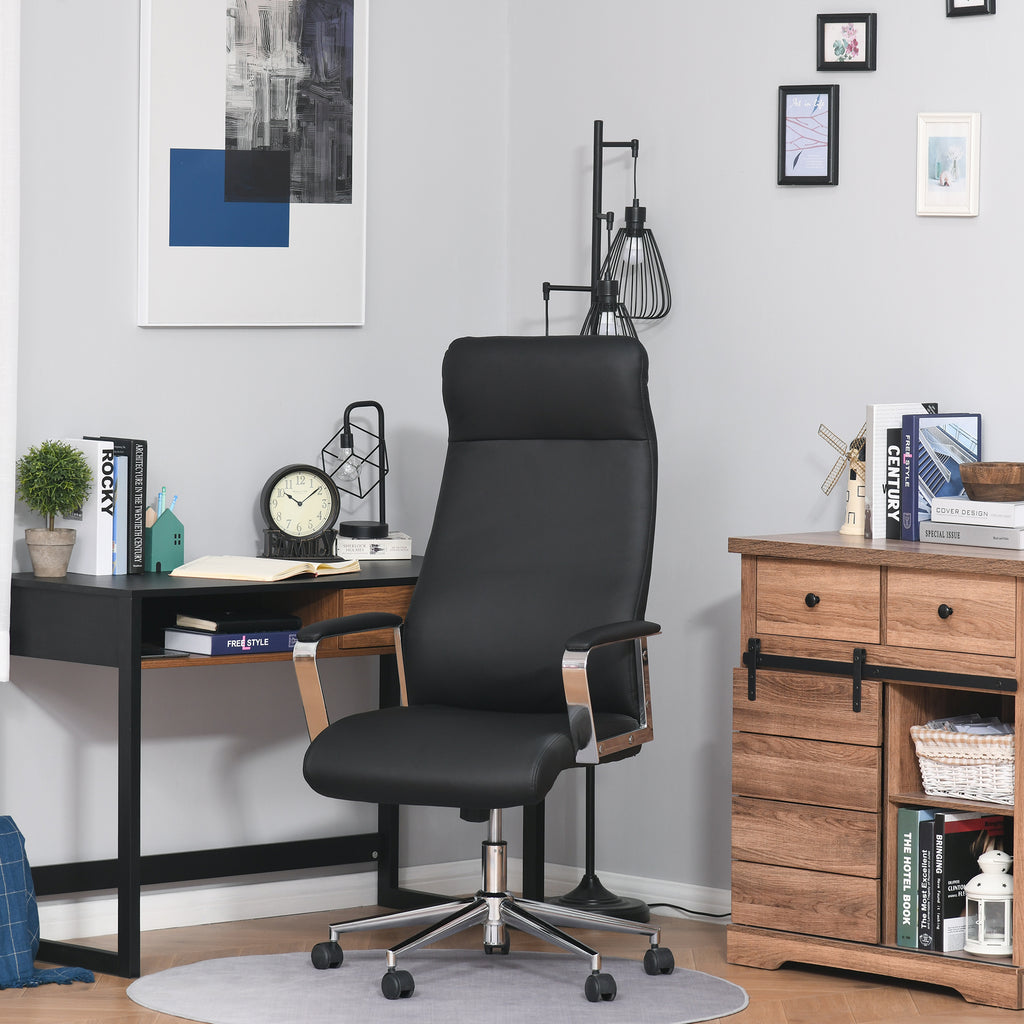Black Executive Chair with Adjustable Height & Swivel C283231