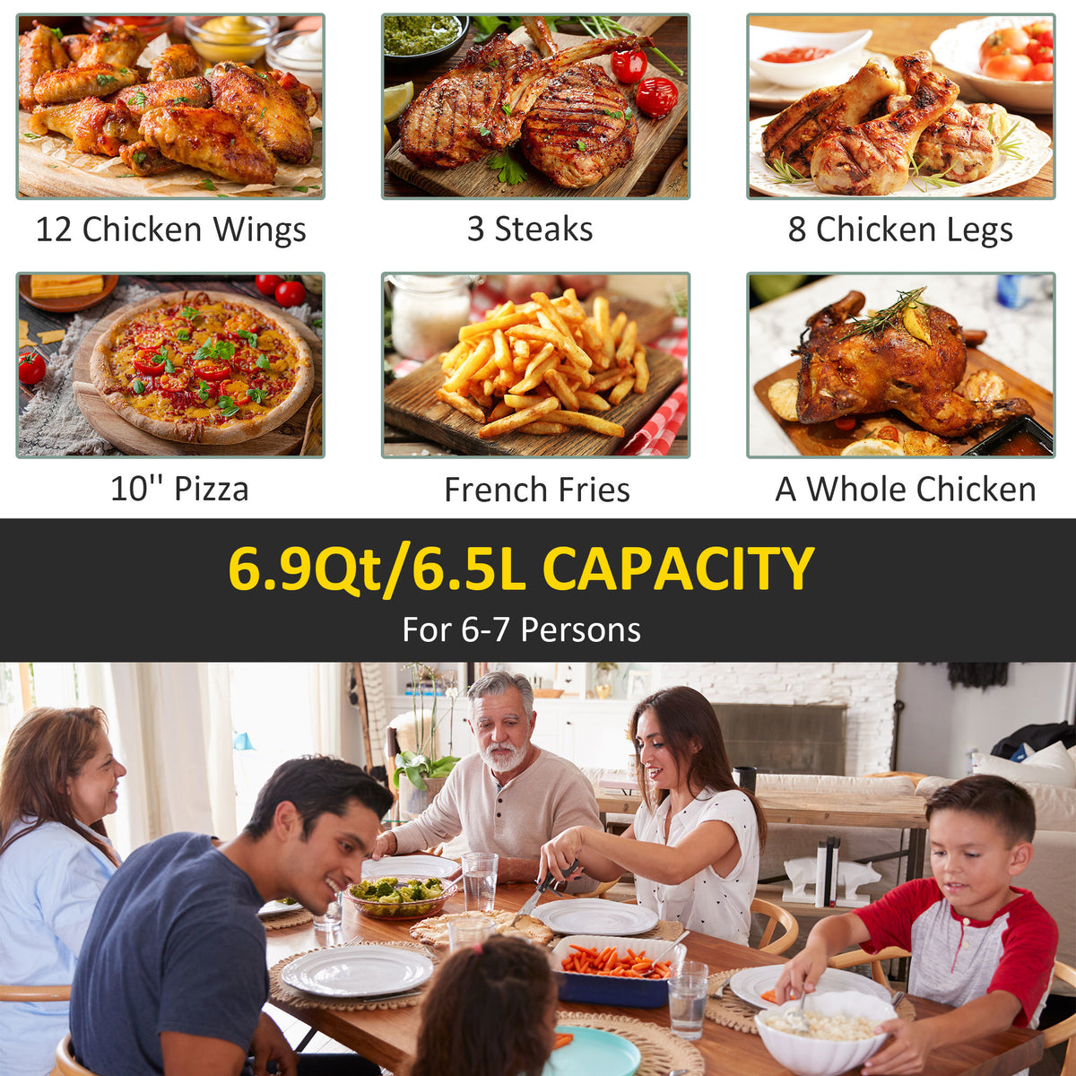 6.9 Quart Air Fryer D5159