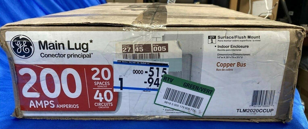 200A Main Lug Indoor Load Center Z3790