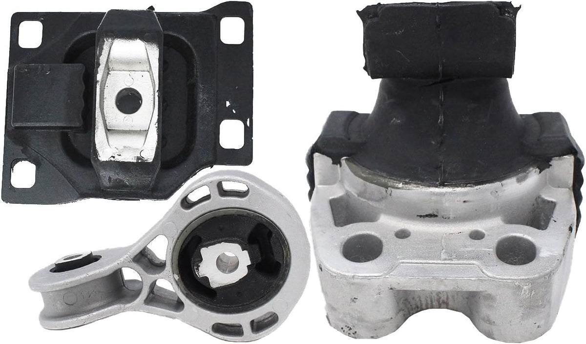 Engine Motor and Trans Mount Set of 3 Compatible with Ford Focus 2.0L D999