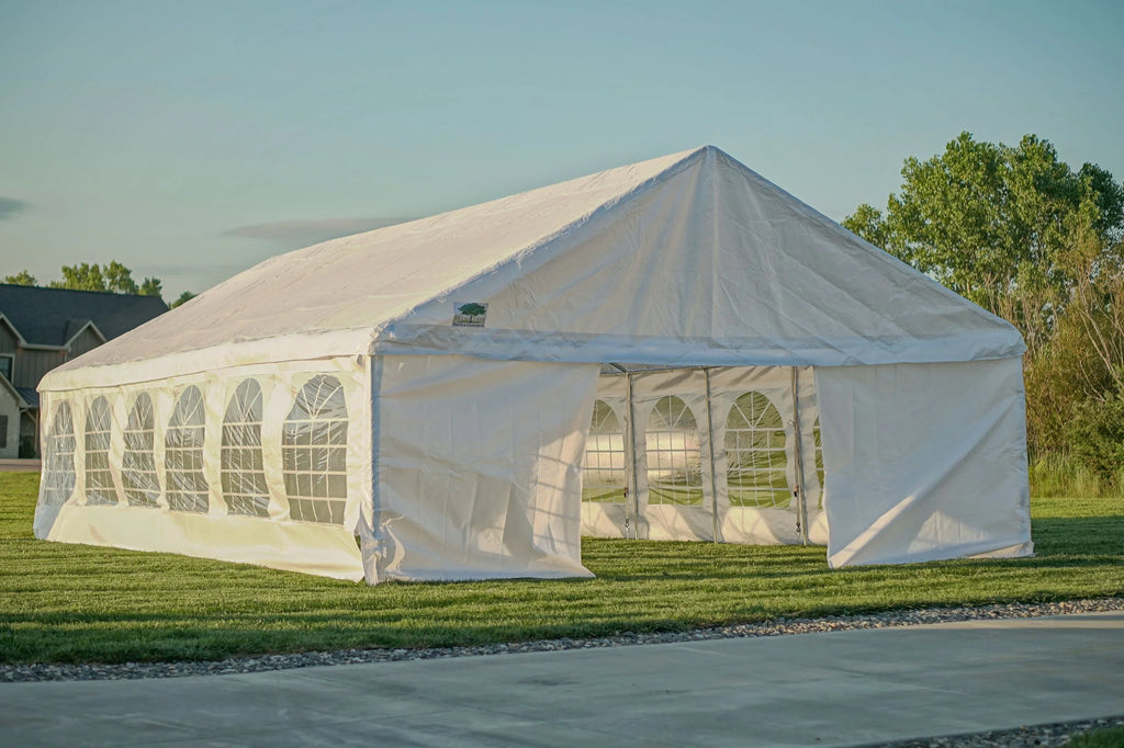 20'x40' Fire Resistant Event Tent with Sidewalls O5017