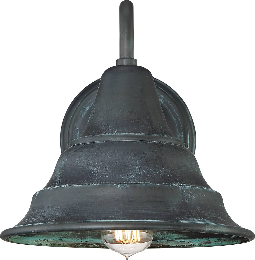 Aged Verde Outdoor Wall Lantern H125