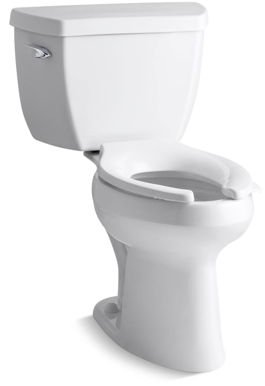 White Elongated Two-Piece Toilet H375920