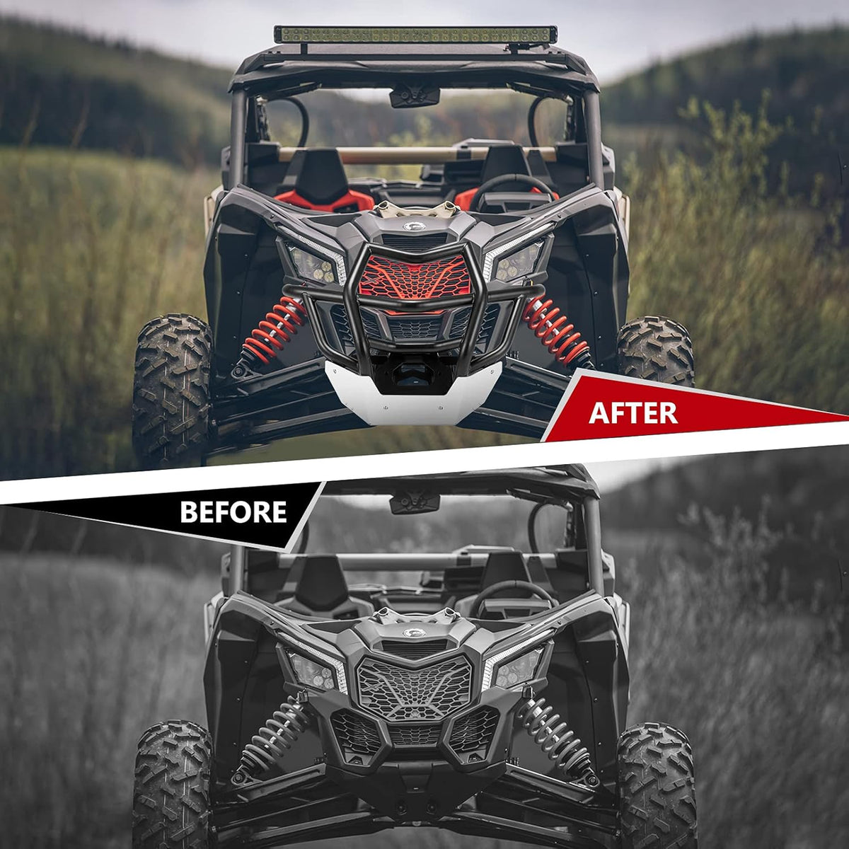 Heavy-duty Steel Tube UTV Front Bumper Bar C1943