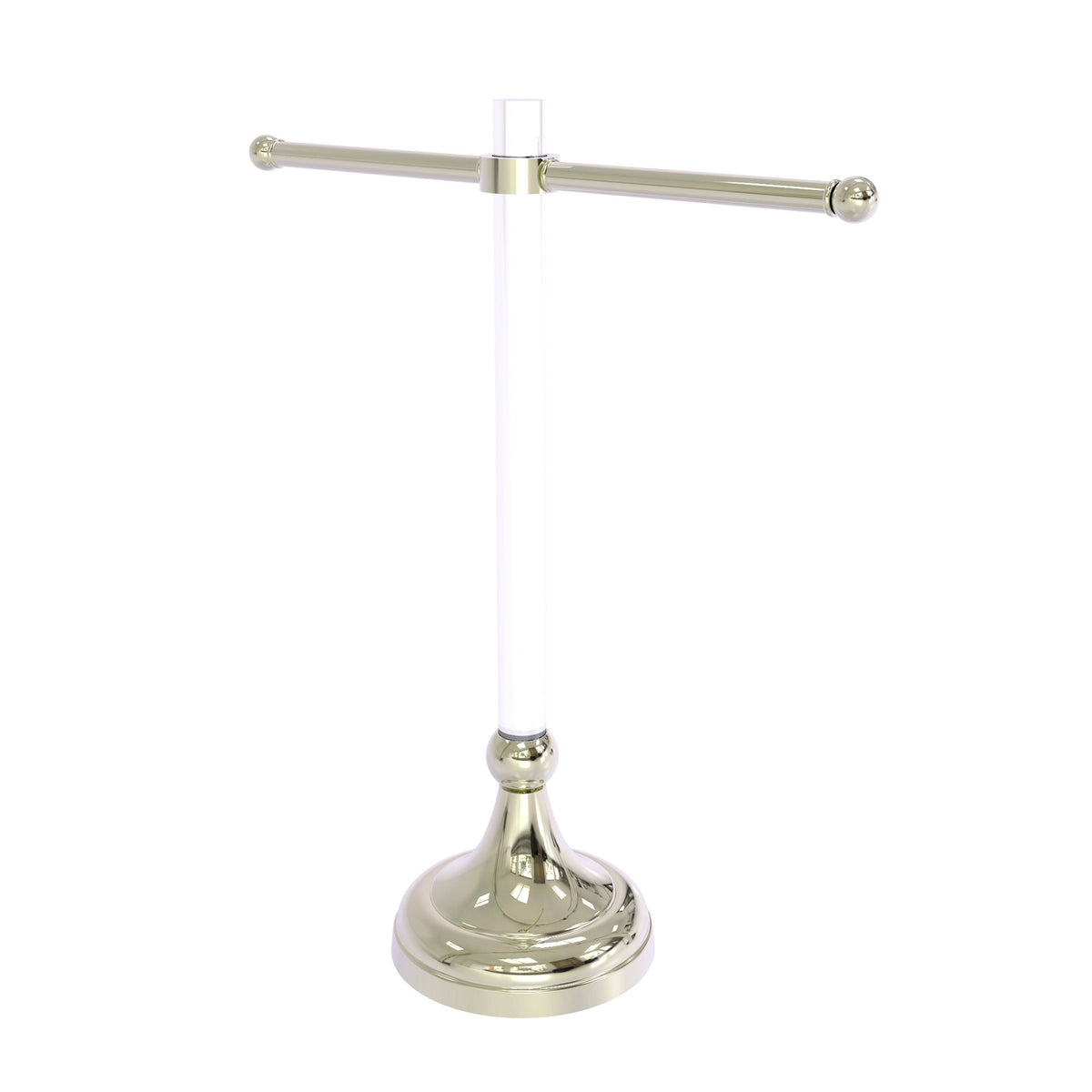 Polished Nickel Free Standing Towel Stand C559