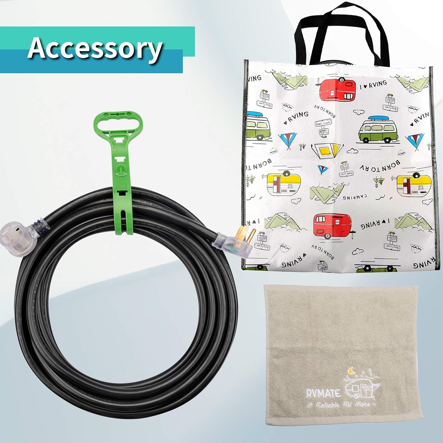 250V 40 Feet 8 AWG NEMA 6-50 STW Welder Extension Cord with LED Indicator D51108