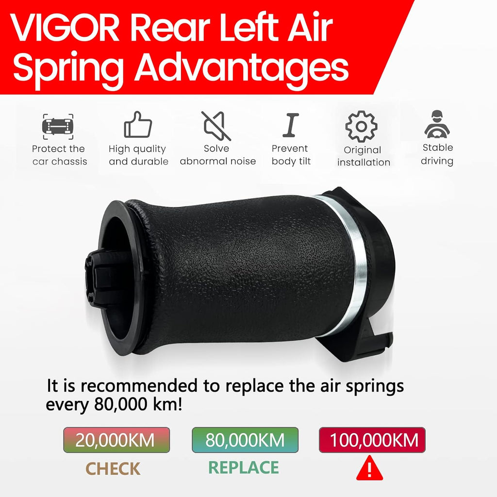 Rear Left Air Suspension Spring Bag for Lincoln Continental Y711739