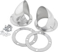 Plain Steel Finish Exhaust Headers, Pair C6489