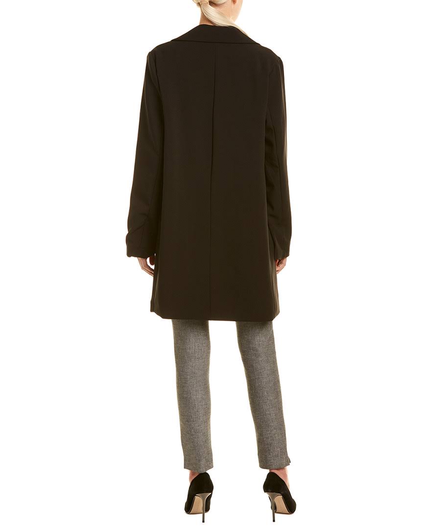 Black Xs Single-Breasted Coat C94865