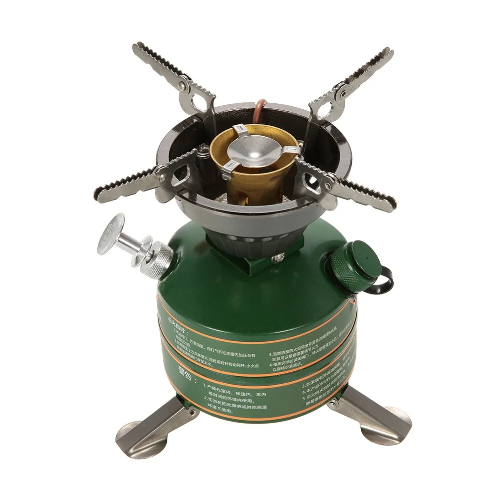 Portable Gasoline-burning Camping Furnace Cooker U853339