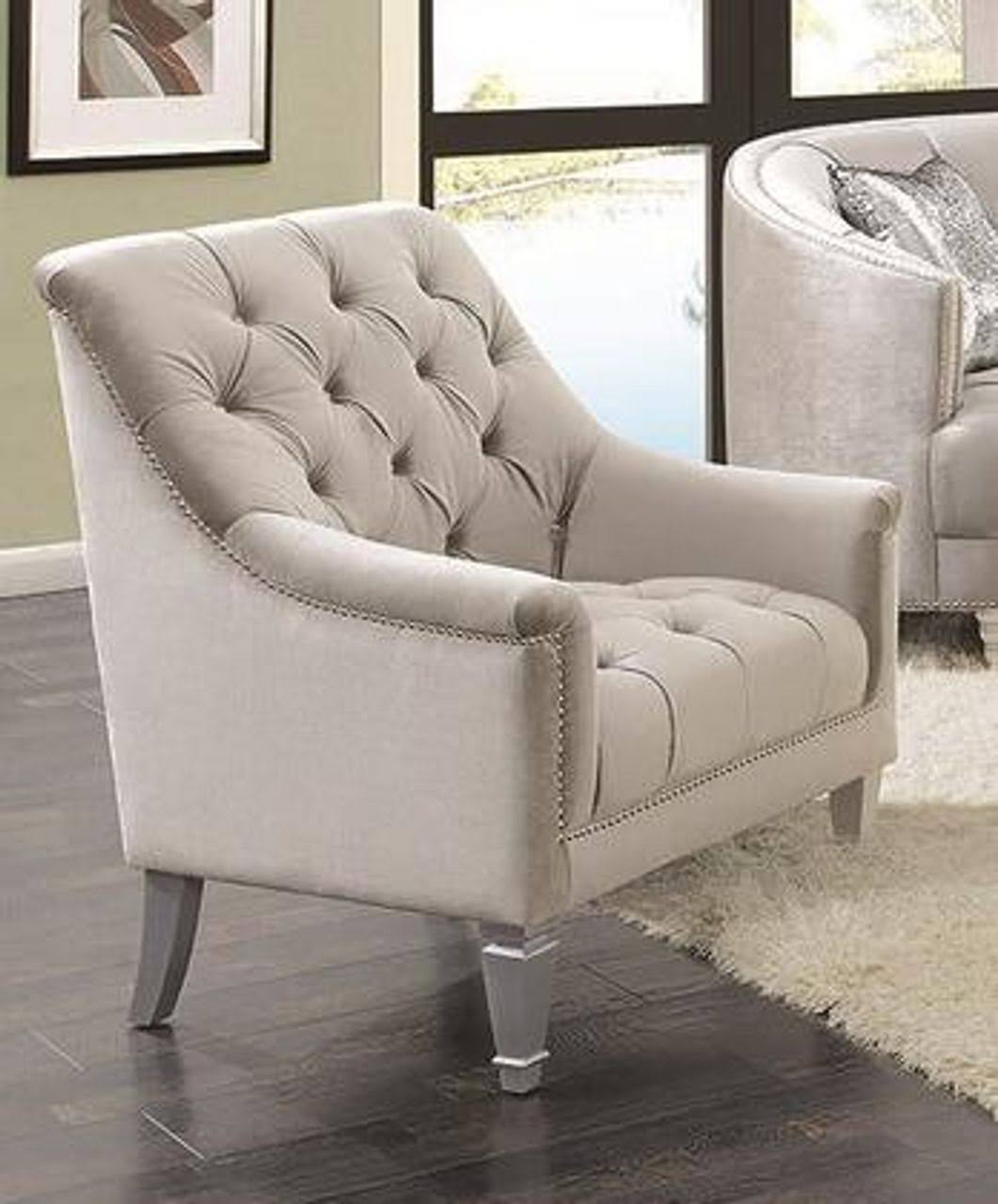 Grey Fabric Chair Y15092