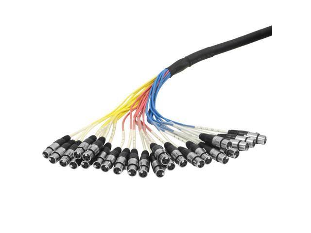 24 Channel XLR Multi-Patch Snake Cable 15 Feet K8212