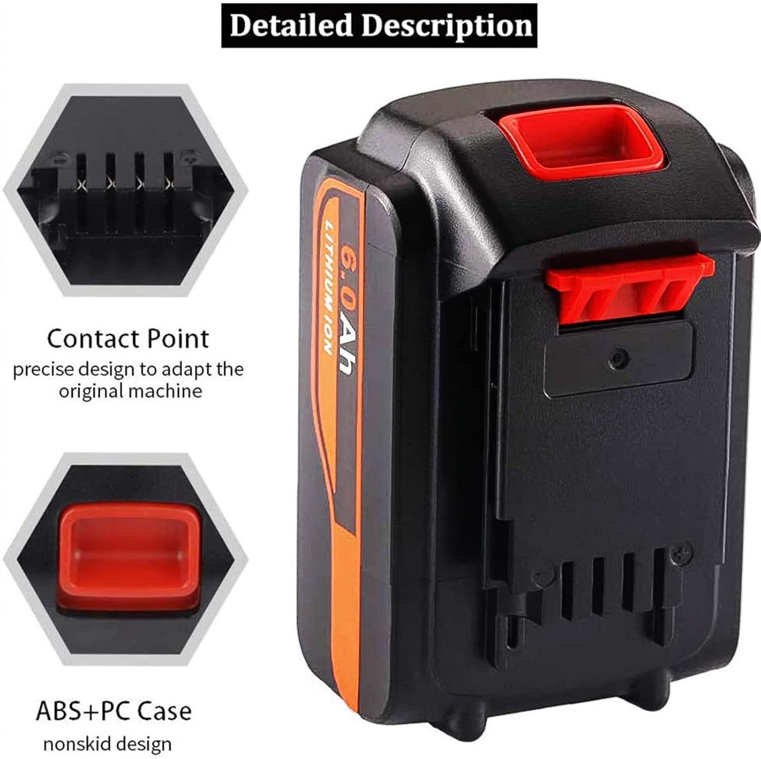 2Pack 20V 6.0Ah Lithium ion Battery I5861