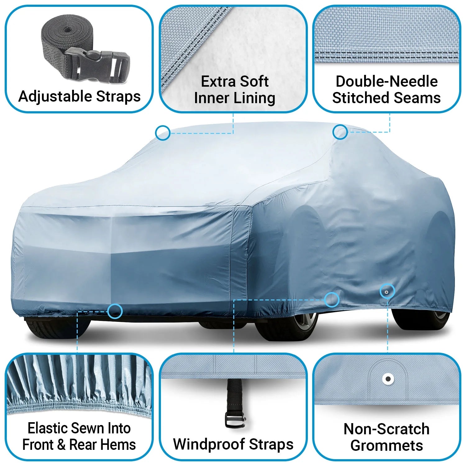Waterproof Custom Car Cover for Subaru Legacy Sedan I79633