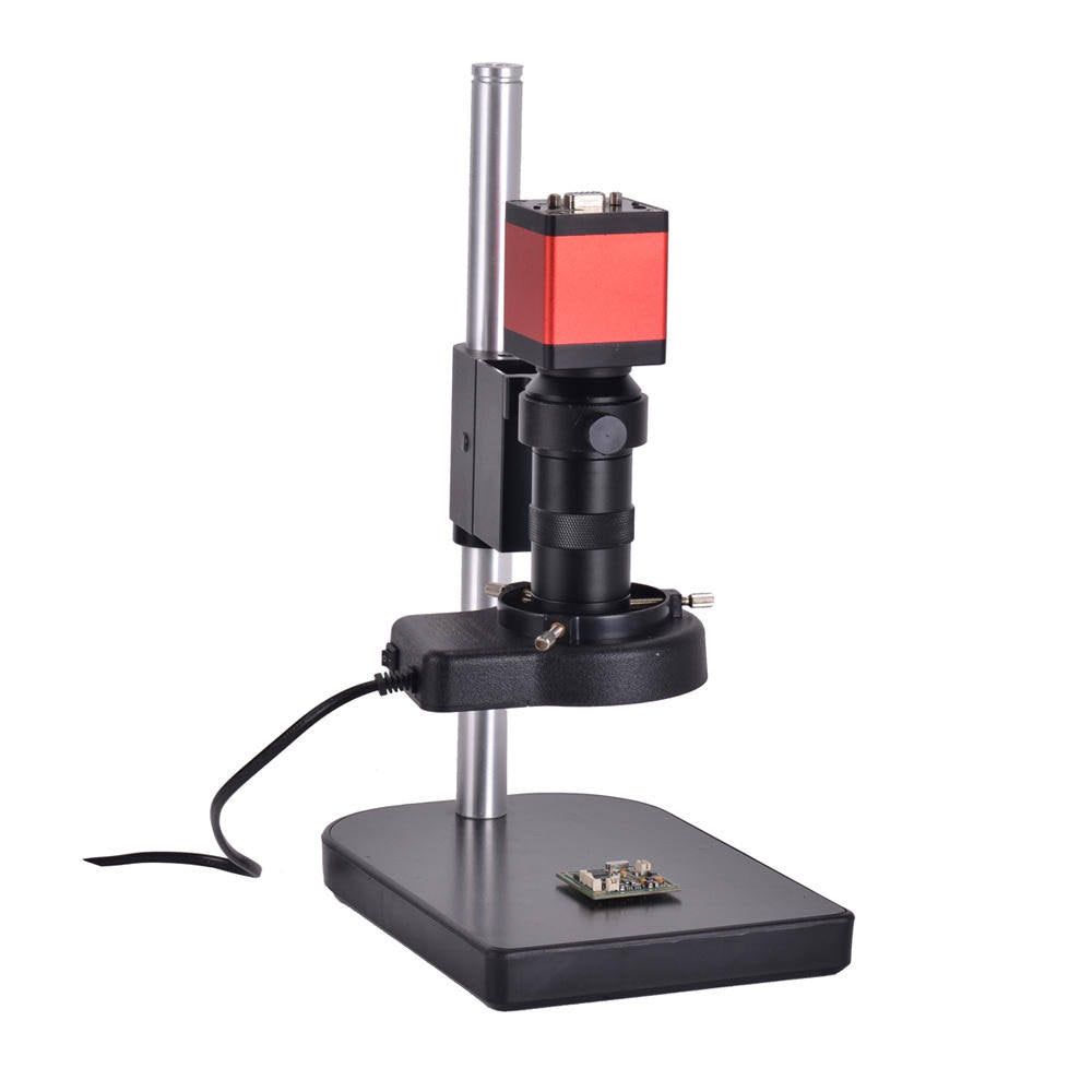 13MP HD Digital Industry Inspection Microscope Camera Set with 100X C-Mount Lens and 56 LED Light D914244