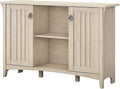 Vintage Black Accent Storage Cabinet with Doors W45974