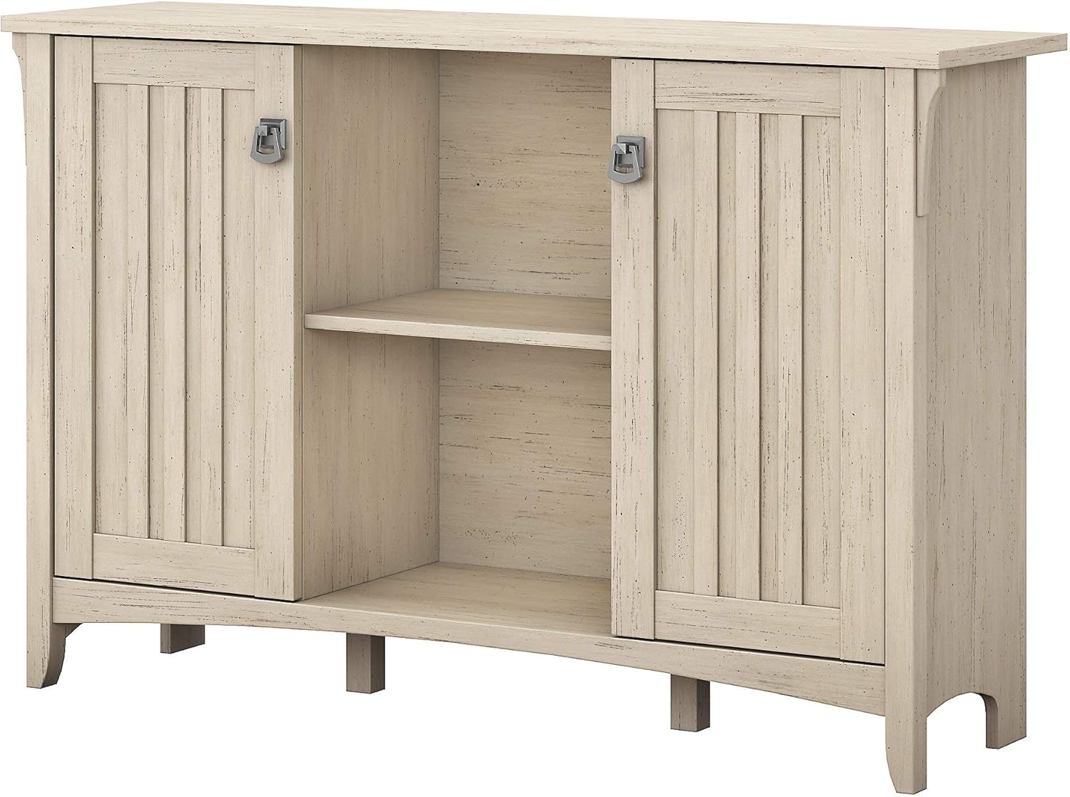 Vintage Black Accent Storage Cabinet with Doors W45974