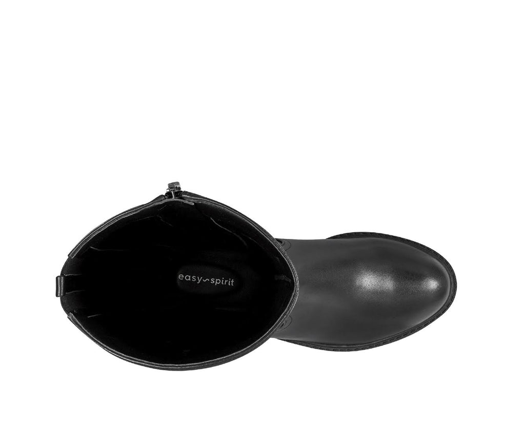 Black Wide Calf Shoes H4246